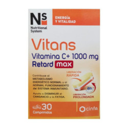 Ns Vitans Vitamina C 1000 Mg Retard Max 30 Compresión