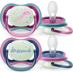 Philips Avent Chupetes Ultra Air Nocturno6-18 A